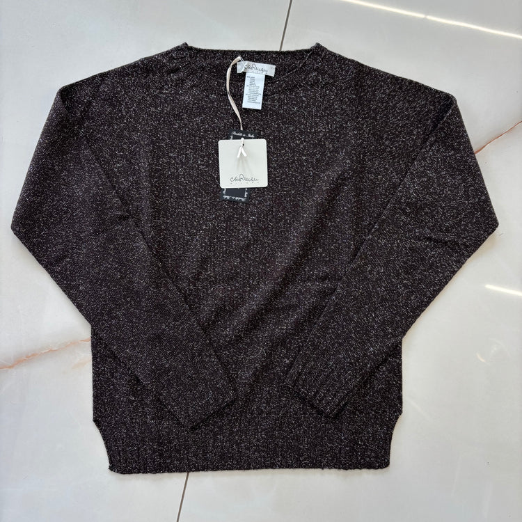 CARMEN - MAGLIONE GIROCOLLO - MARRONE