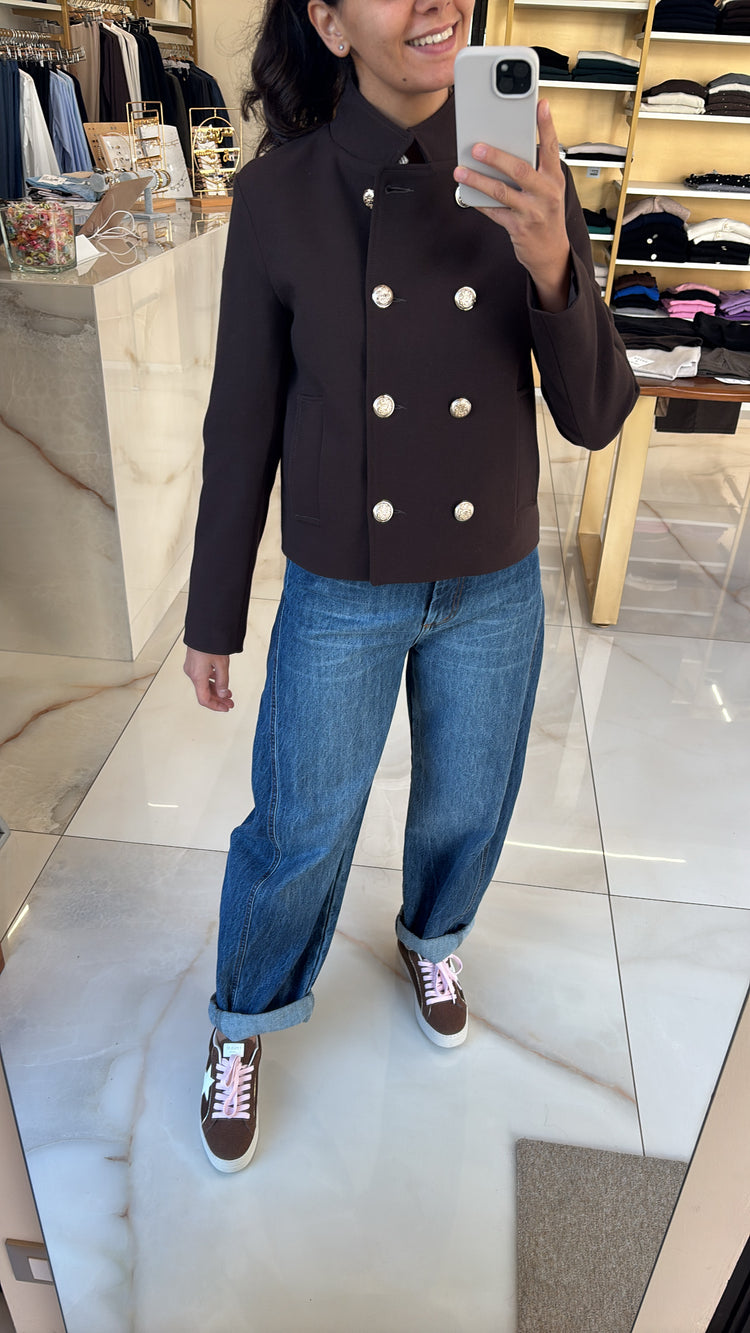 SUSY STAR - CAPPOTTO BOTTONI ORO - MORO