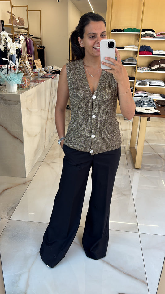 SOUVENIR - PANTALONE ASIA - NERO