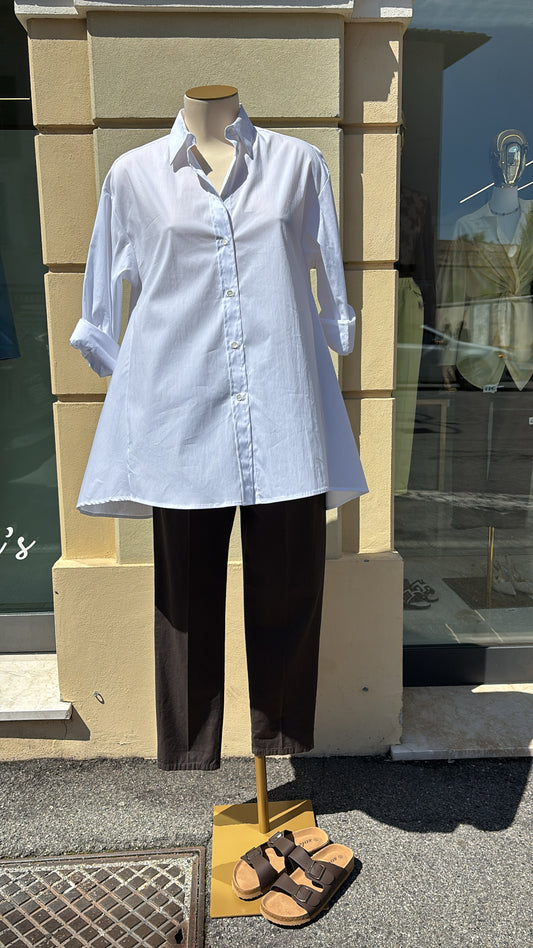 Margaret - Pantalone Coulisse - choco