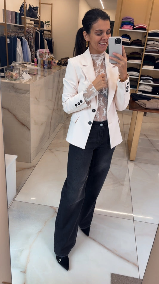 SUSY MIX - JEANS STRASS - NERO