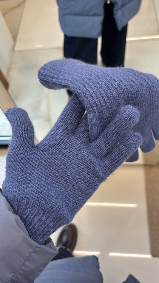 GUANTI - STELLA - BLU CINA