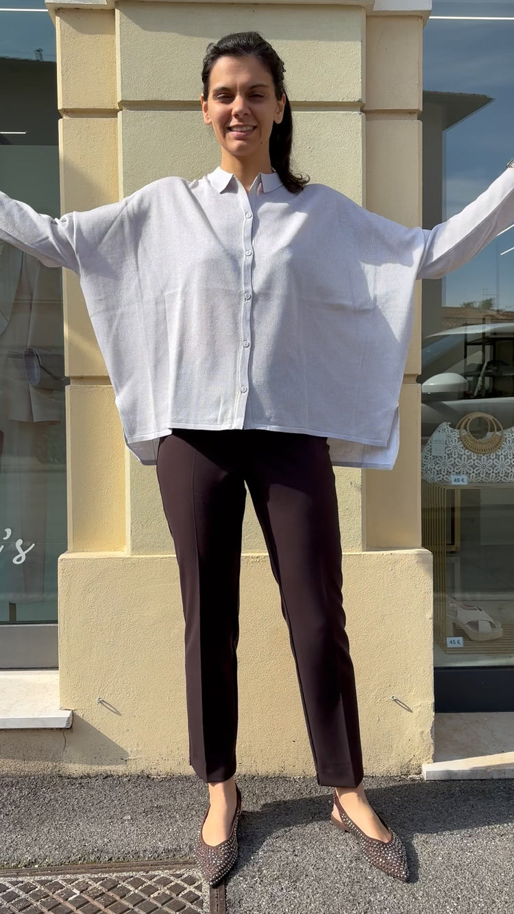 Daniel e mayer - Maglia in filo leggero  - grigia