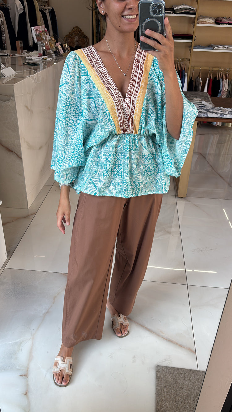 TENSIONE IN - CAMICIA MUSSOLA FANTASIA