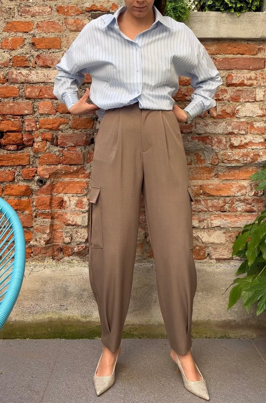 SUSY MIX - CAMICIE GESSATA - CELESTE