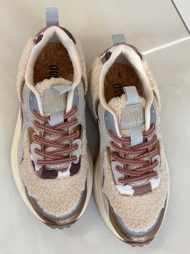 SNEAKERS - BEIGE / ORO