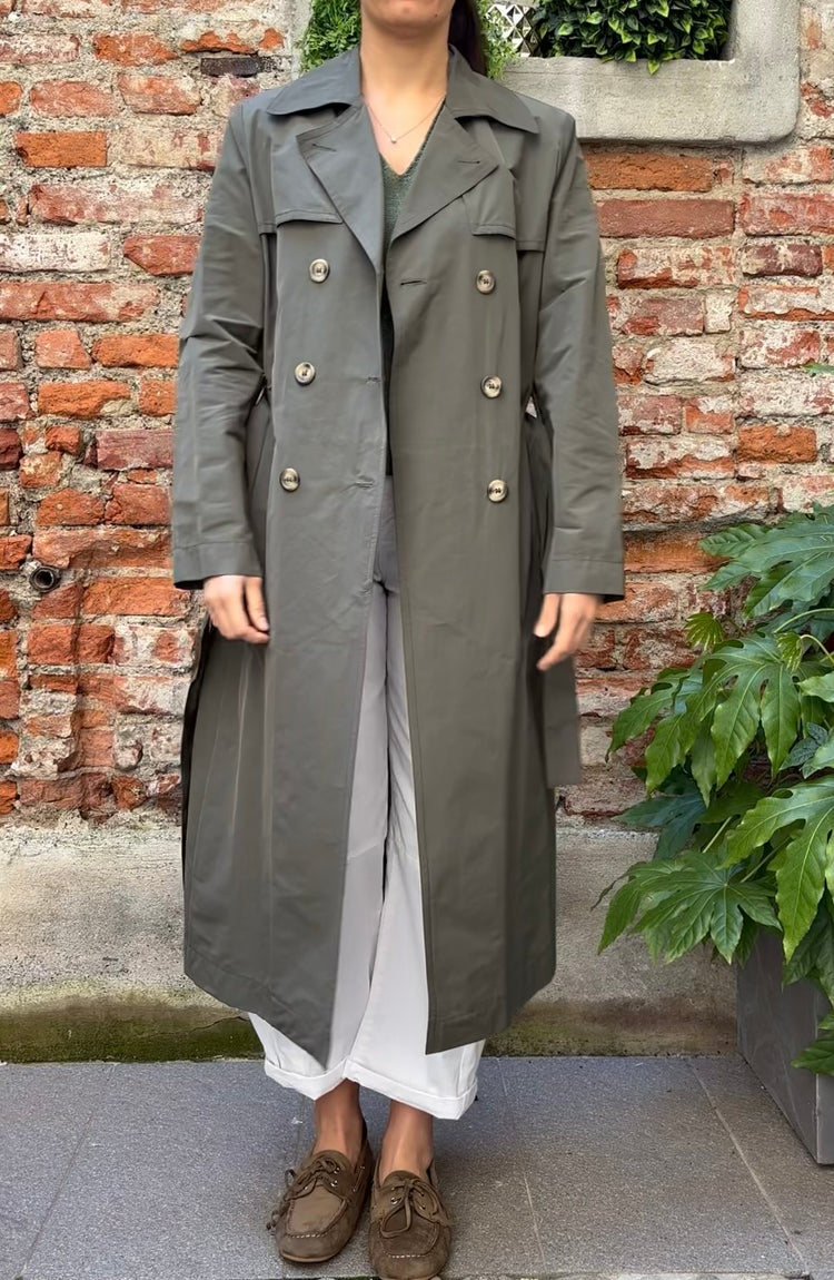 DANIEL & MAYER - TRENCH LUNGO - VERDE MILITARE