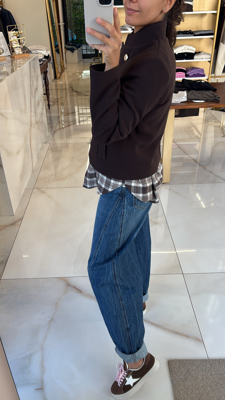 SUSY STAR - CAPPOTTO BOTTONI ORO - MORO