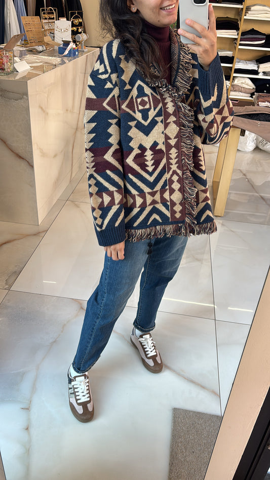 ANGELA DAVIS - GIACCA ALANUI - BLU