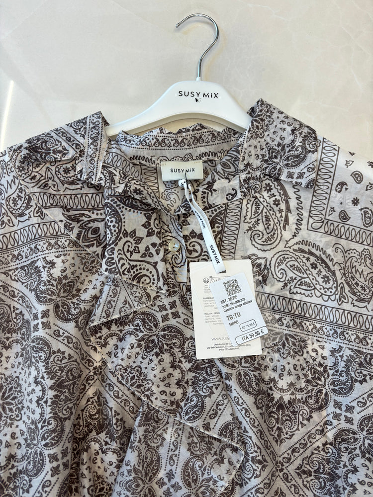 Susy mix - Camicia bandana - Moro
