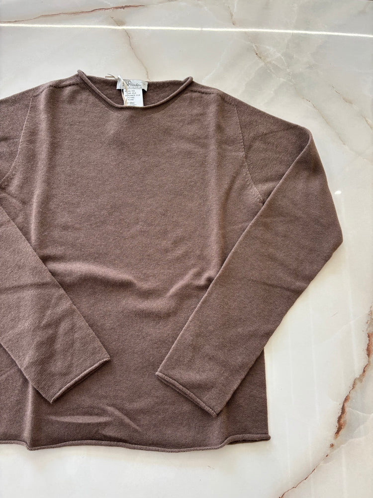 CARMEN - MAGLIONE MINIMAL - TAUPE