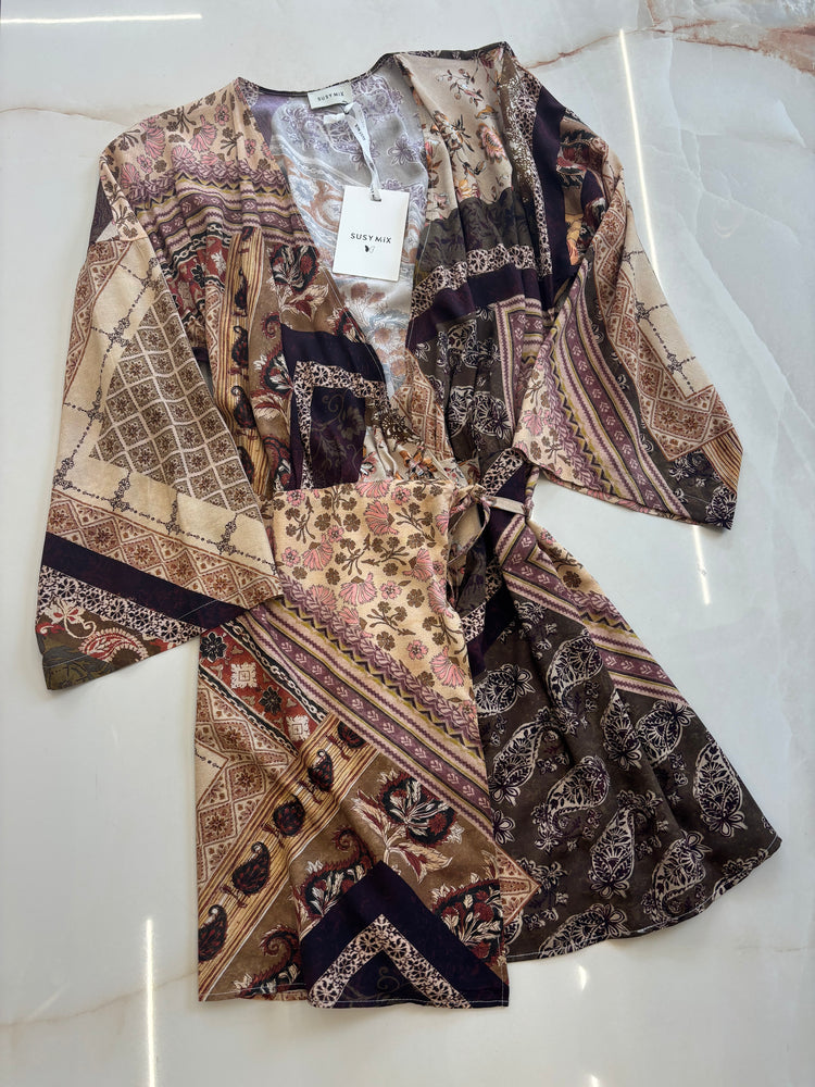 SUSY MIX - ABITO KIMONO FANTASIA - BEIGE