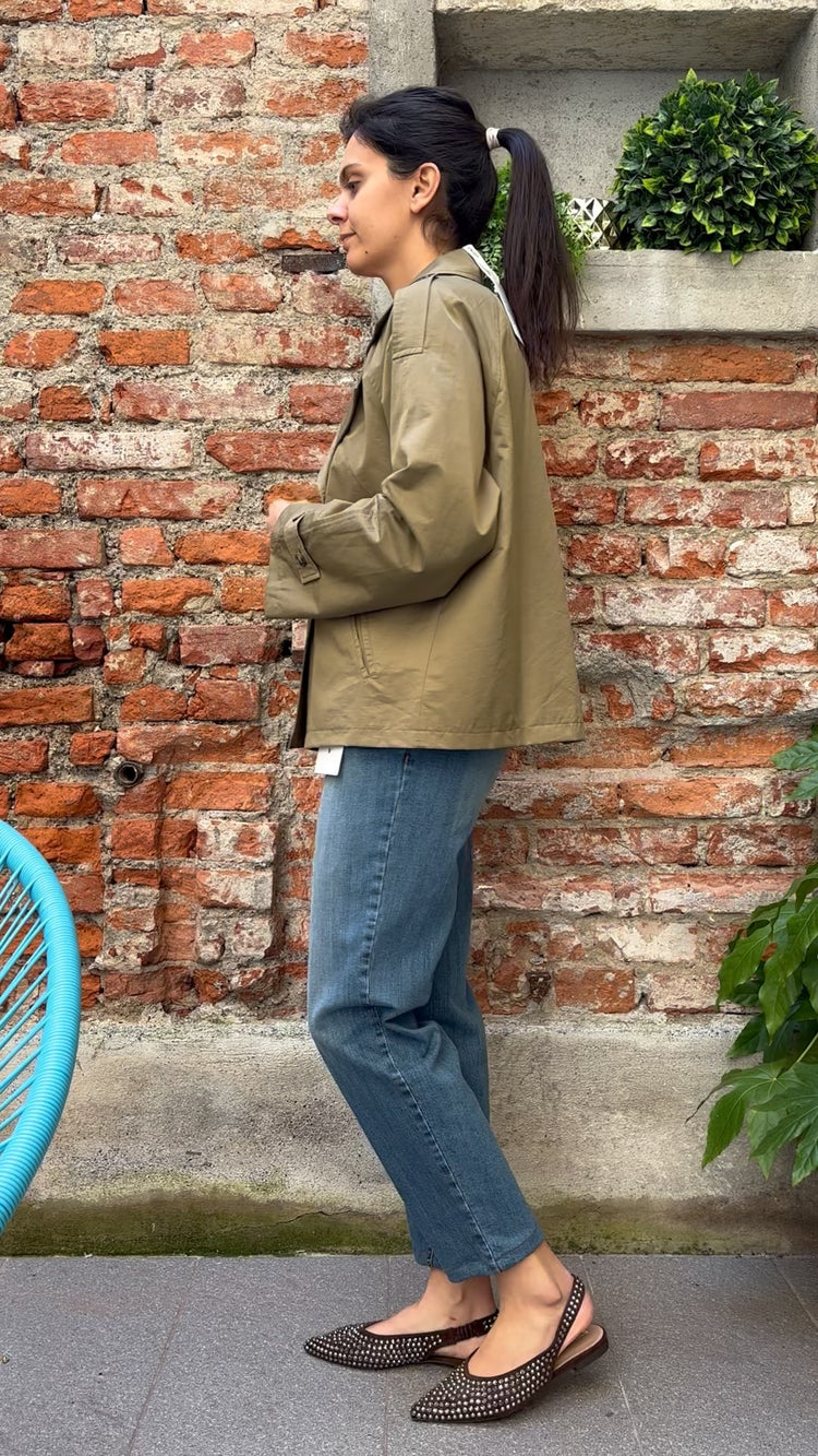 SUSY MIX - TRENCH CORTO - VERDE