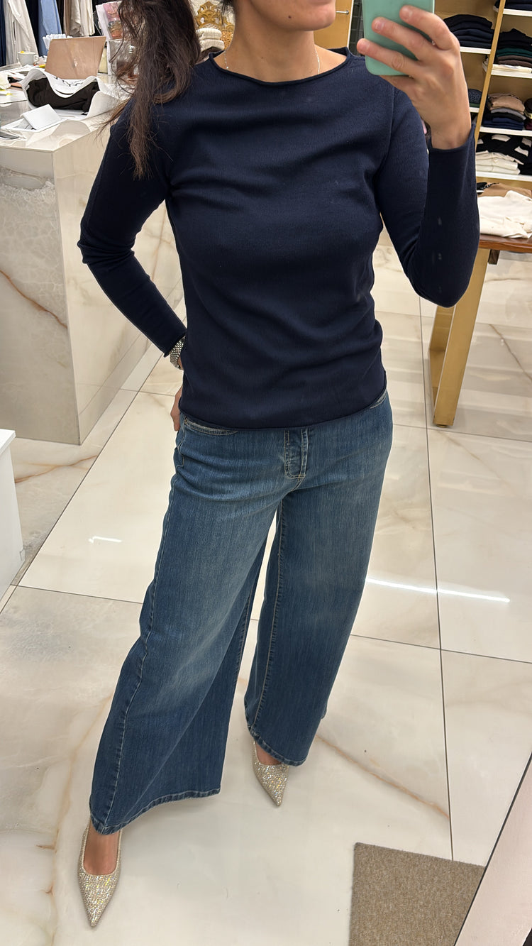 MARGARET - MAGLIONE MA6631 - BLU NOTTE