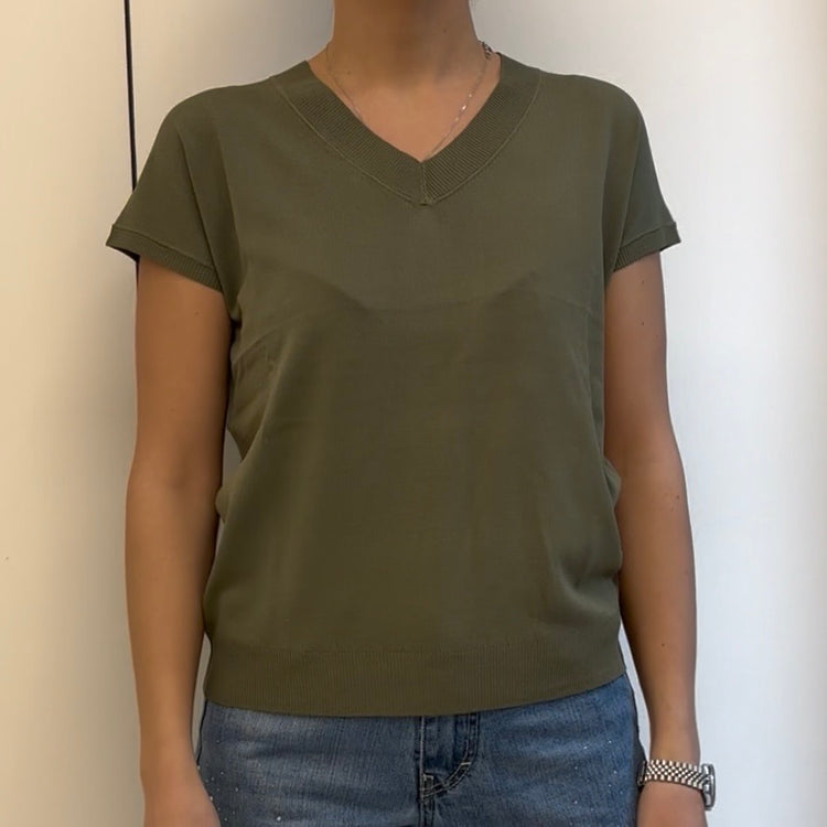 SUSY MIX - GILET SLIM - VERDE