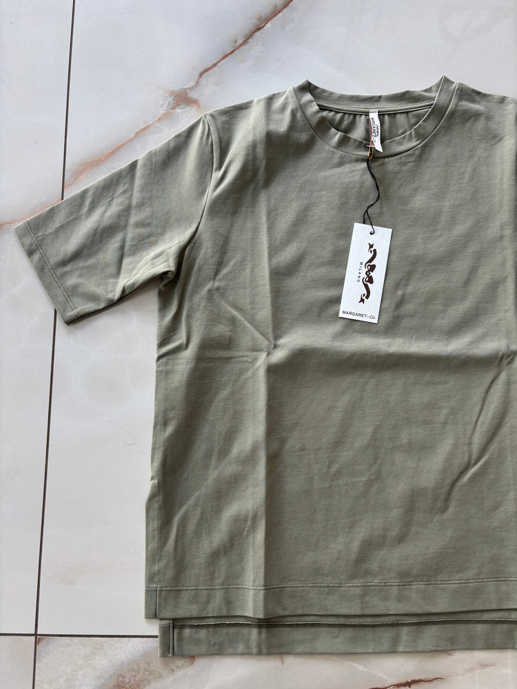 Margaret - Maglia Basica - Verde Militare
