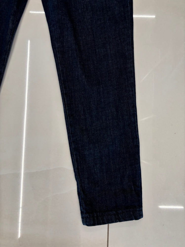 CARMEN - JEANS DRITTO CON COULISSE - BLU DENIM