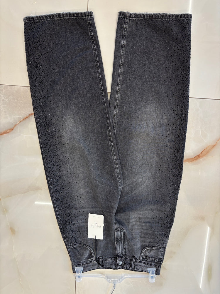 PHILIP - JEANS NERO DIAMANTINI