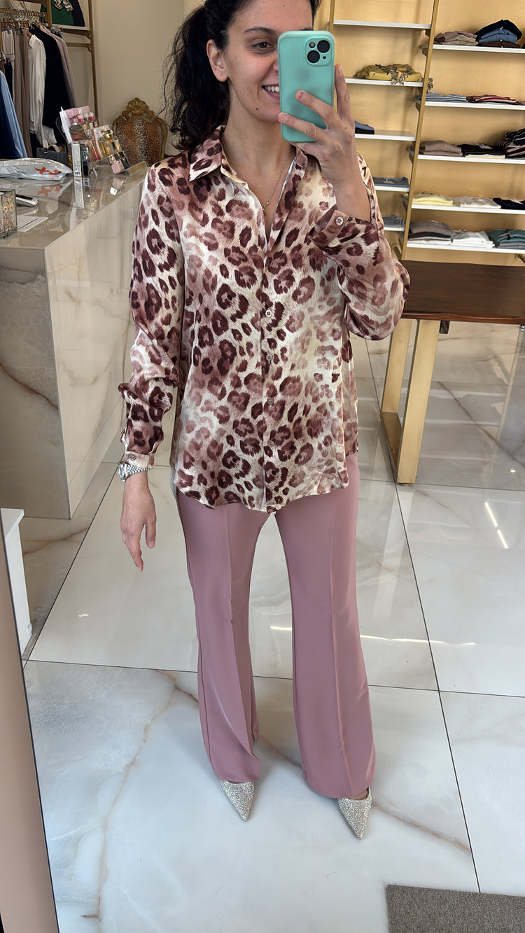 SUSY MIX - CAMICIA MACULATA - ROSA