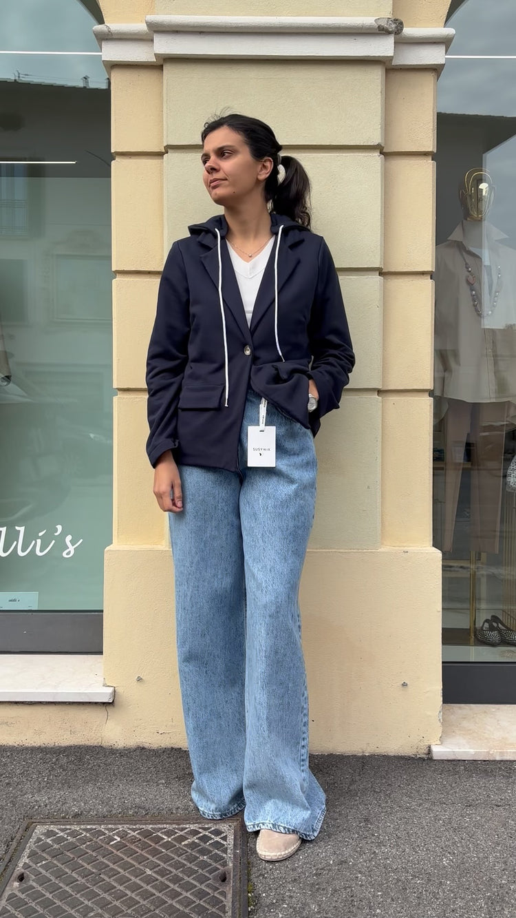 SUSY MIX - JEANS Palazzo - Azzurro