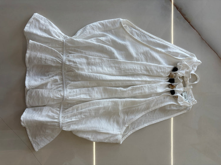 SUSY MIX - CANOTTA CON ACCESSORIO COLLANA - PANNA