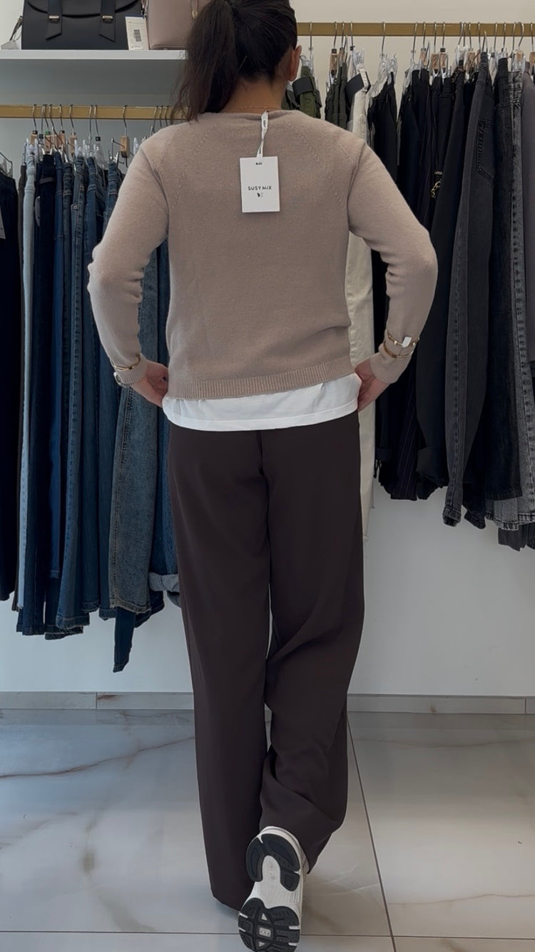 SUSY MIX - MAGLIONE ZEFIRO - CARAMELLO