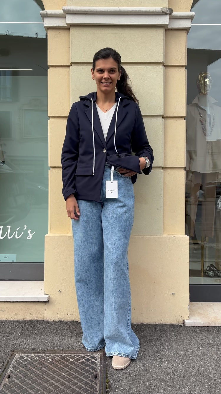 SUSY MIX - JEANS Palazzo - Azzurro