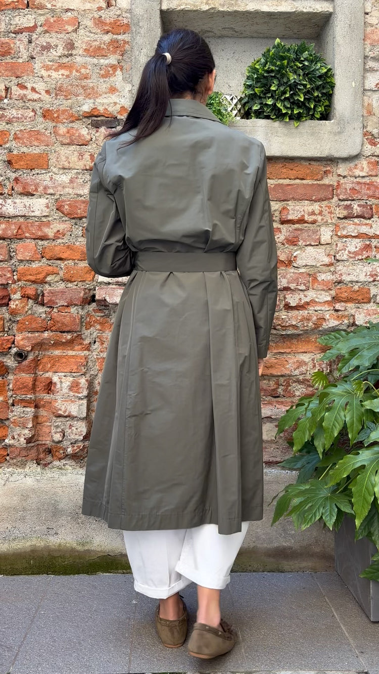 DANIEL & MAYER - TRENCH LUNGO - VERDE MILITARE