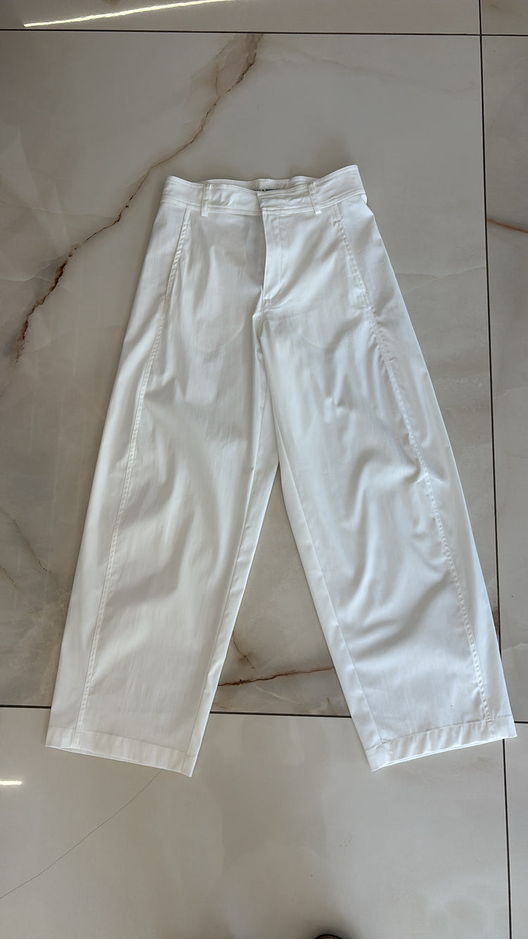 DANIEL & MAYER - PANTALONE OVETTO SUPER LEGGERO - BIANCO