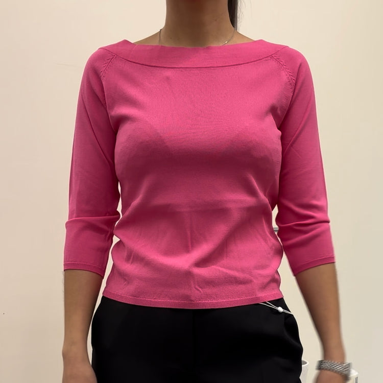 DANIEL & MAYER - MAGLIA BARCHETTA- FUCSIA