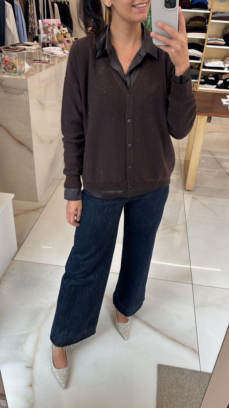 DANIEL E MAYER - CARDIGAN COD. BRONZO