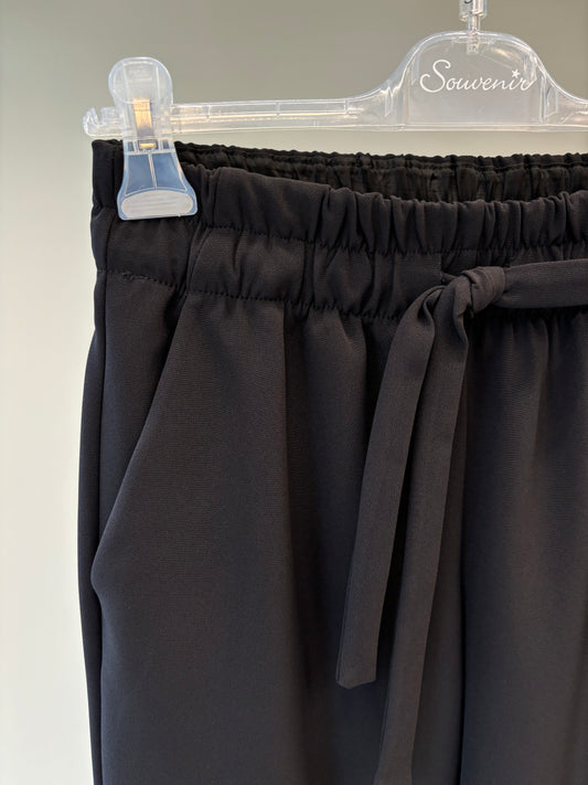 SOUVENIR - PANTALONE CON COULISSE - NERO