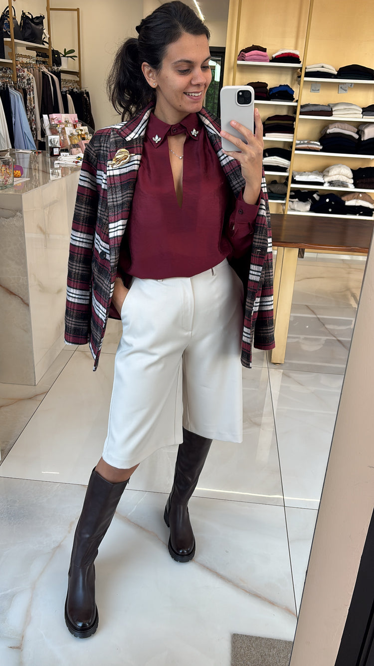 SUSY MIX - CAMICIA APPLICAZIONI - VINO