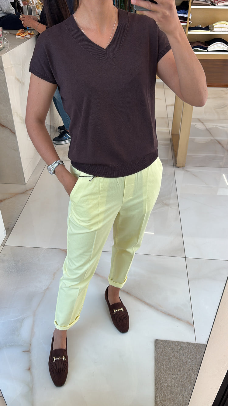 Margaret - Pantalone Coulisse - giallo