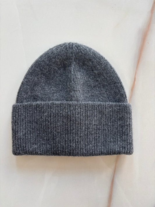 BERRETTA CON RISVOLTO - MUSA - GRIGIO SCURO