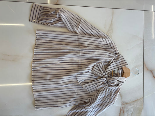 SUSY MIX - CAMICIA GESSATA  - LATTE