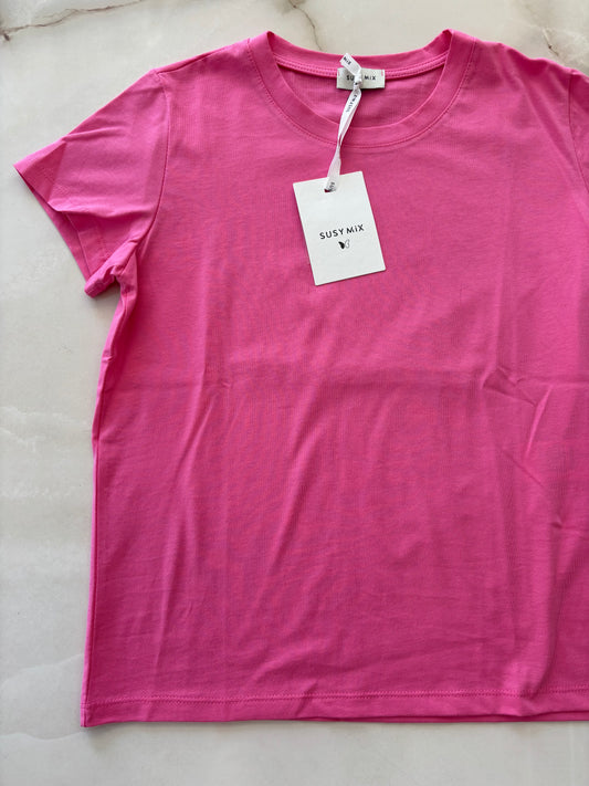 SUSY MIX - T SHIRT NORMAL - ROSA FLUO