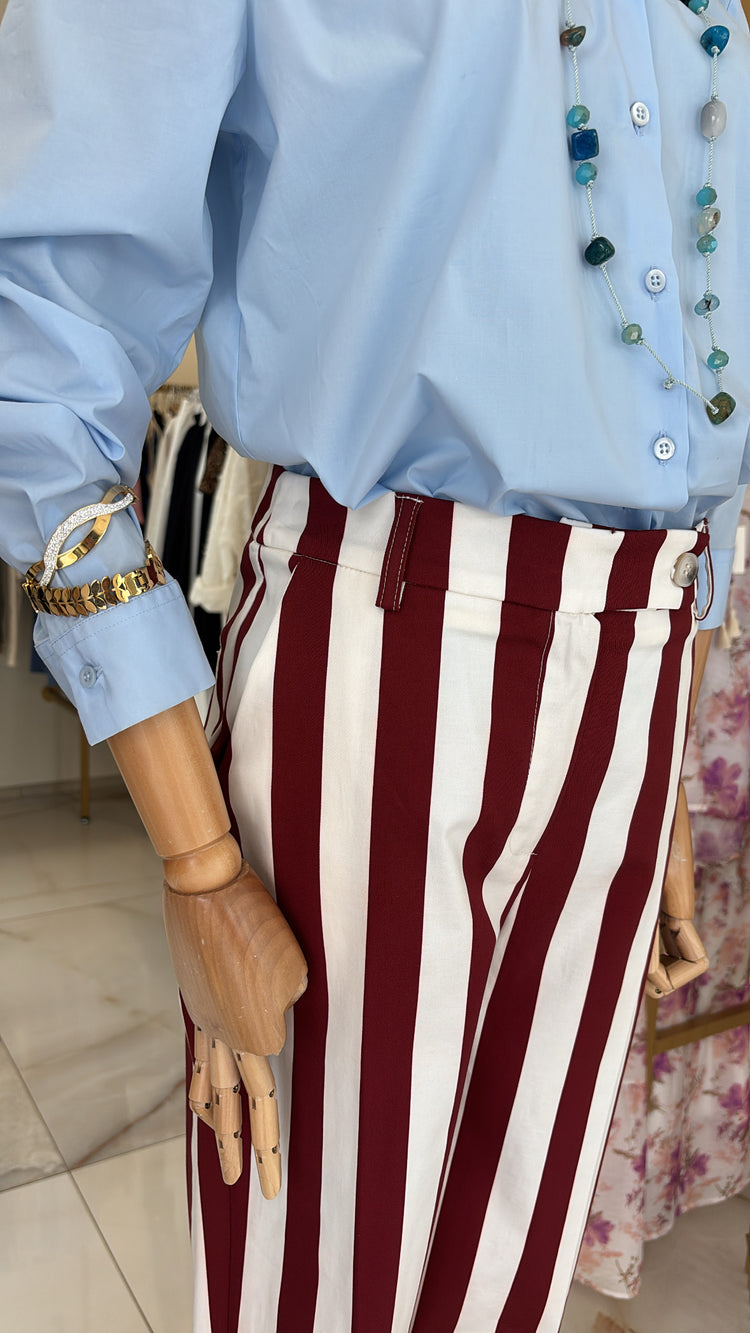 TENSIONE IN - PANTALONE TROPEA - VINO