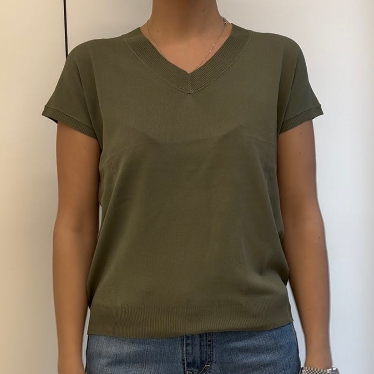 SUSY MIX - GILET SLIM - VERDE