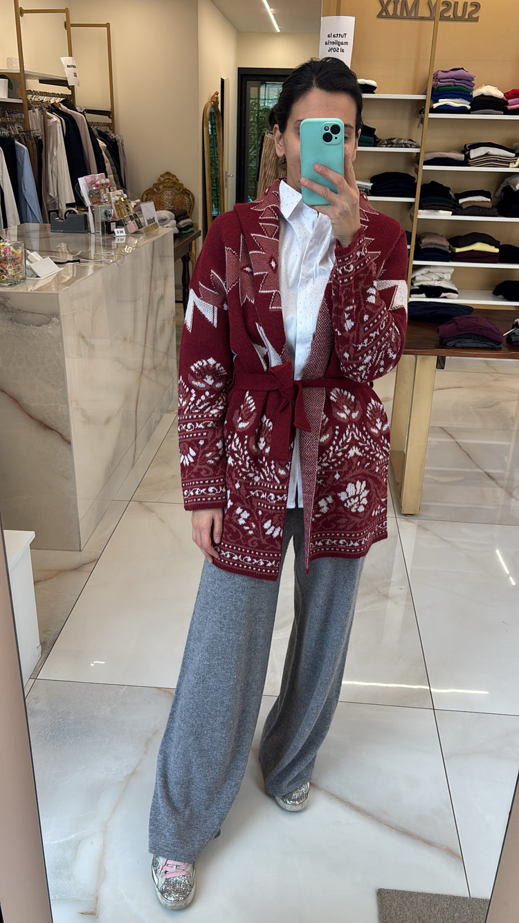 SOUVENIR - PANTALONE MORBIDO - GRIGIO