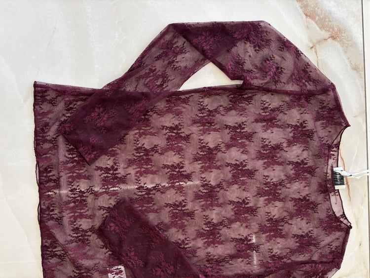 SUSY MIX - MAGLIA PIZZO - VINO
