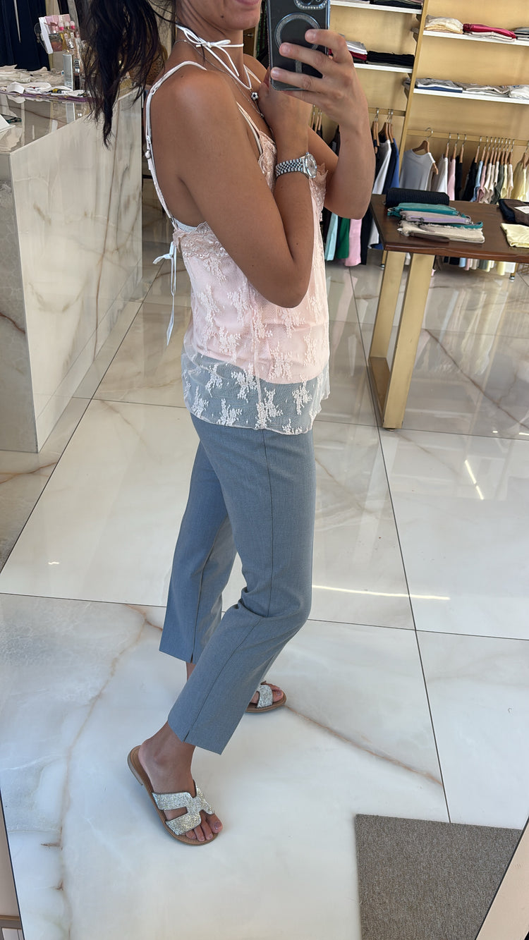 DANIEL & MAYER - PANTALONE BASICO cod. CAMERON ESTIVO - GRIGIO