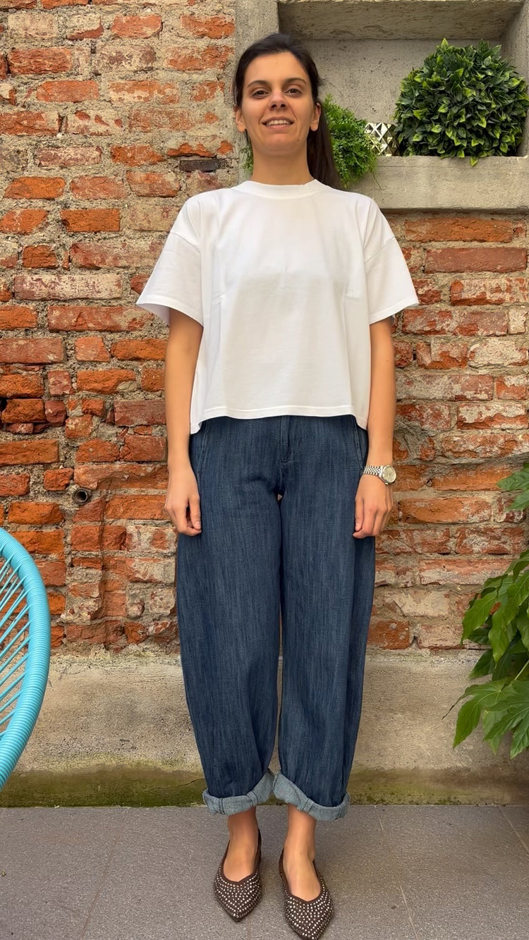 SUSY MIX - T SHIRT SCATOLETTA - BIANCA