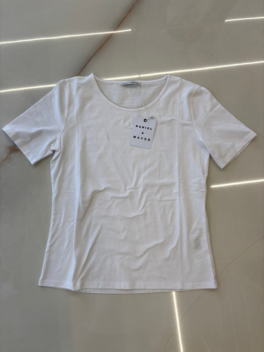 Daniel e mayer - T Shirt Girocollo - bianca