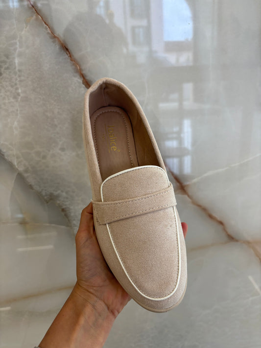 Mocassino - Liscio - Beige