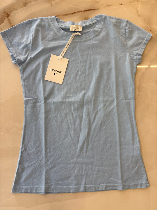 SUSY MIX - T SHIRT SLIM - CELESTE