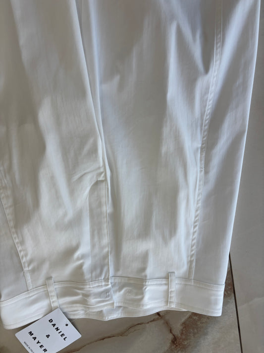 DANIEL & MAYER - PANTALONE OVETTO SUPER LEGGERO - BIANCO