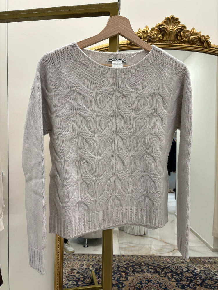 DANIEL &  MAYER - MAGLIONE TRECCE - GRIGIO