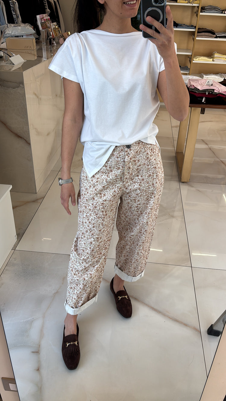 Susy mix - Tshirt asimmetrica - Bianca