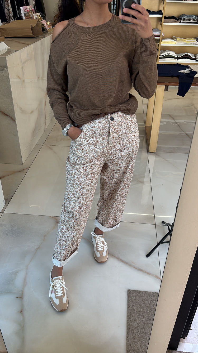 Susy mix - Pantalone fiorellini - rosa